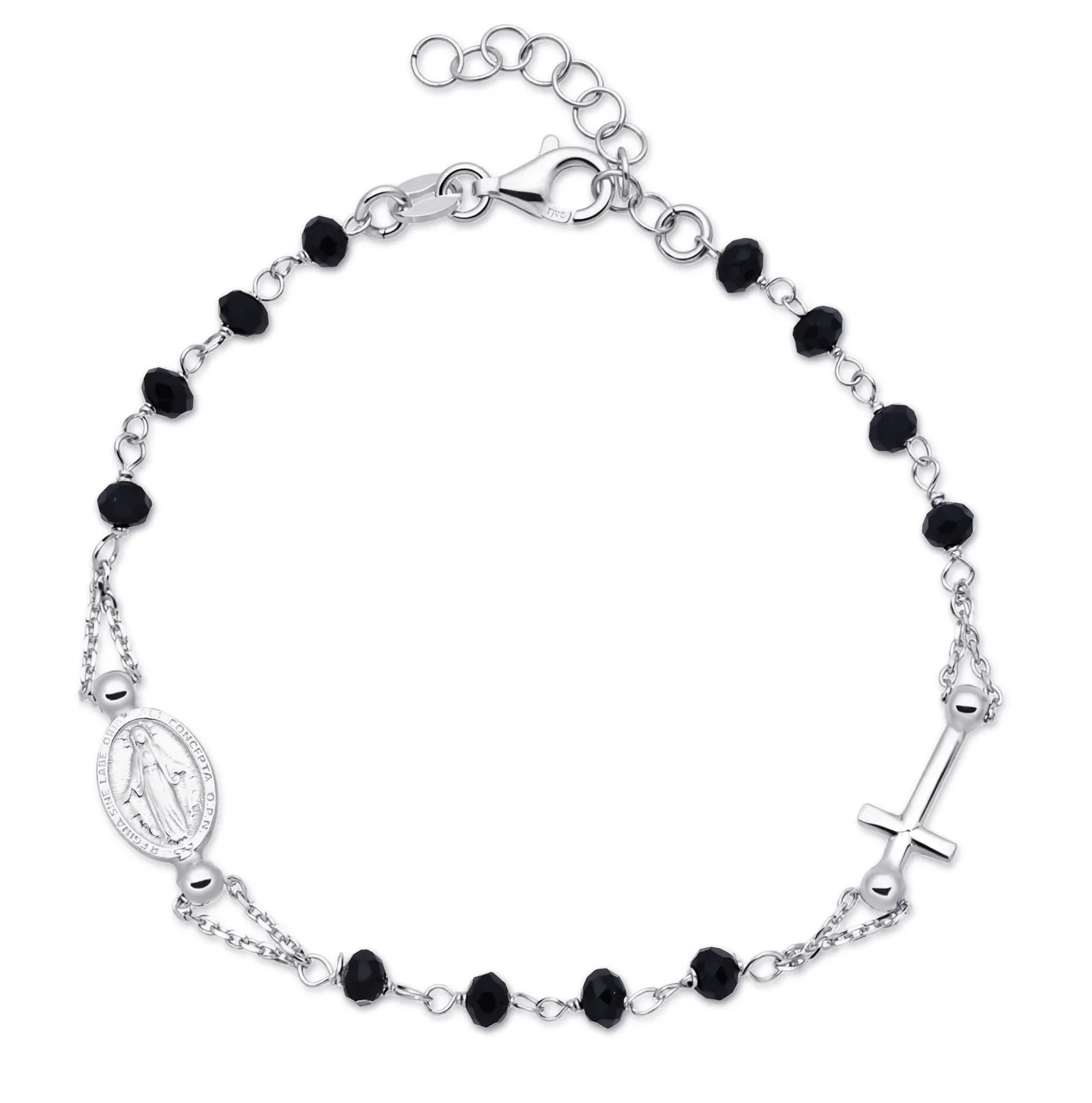 Dada Gioielli bracciale rosario argento madonna miracolosa
