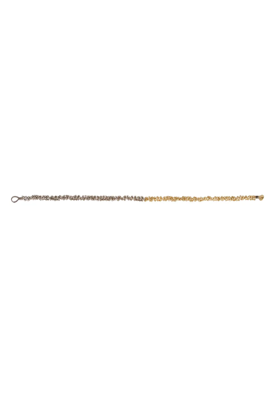 House of Tuhina Hema Double Wrap bracciale doppio giro oro