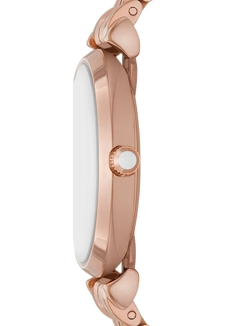 Emporio Armani orologio donna oro rosa glitter rosato
