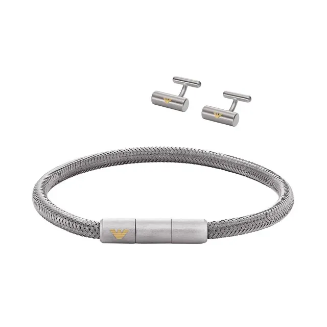 Emporio Armani bracciale uomo EGS3044SET metallo