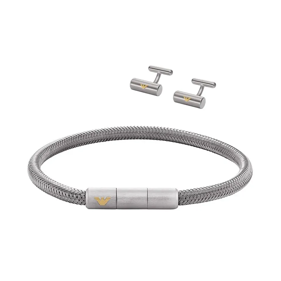 Emporio Armani bracciale uomo EGS3044SET metallo