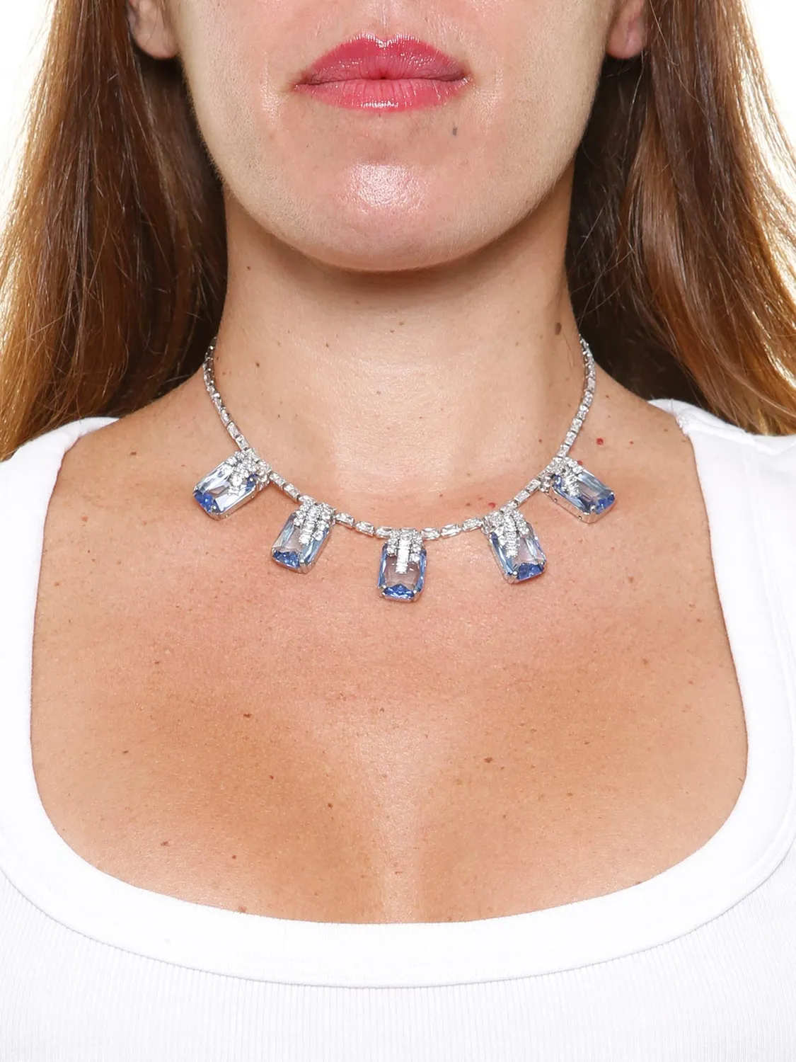 Rada Collana Pietre Maxi Girocollo Arancio smeraldo