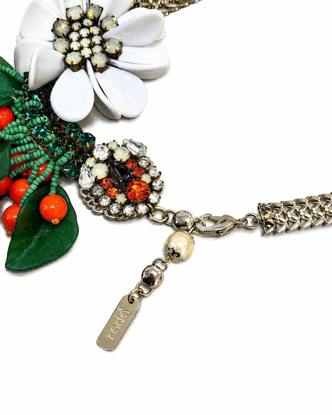 Rada Collana Fiore Botanico tropicale fatta a mano