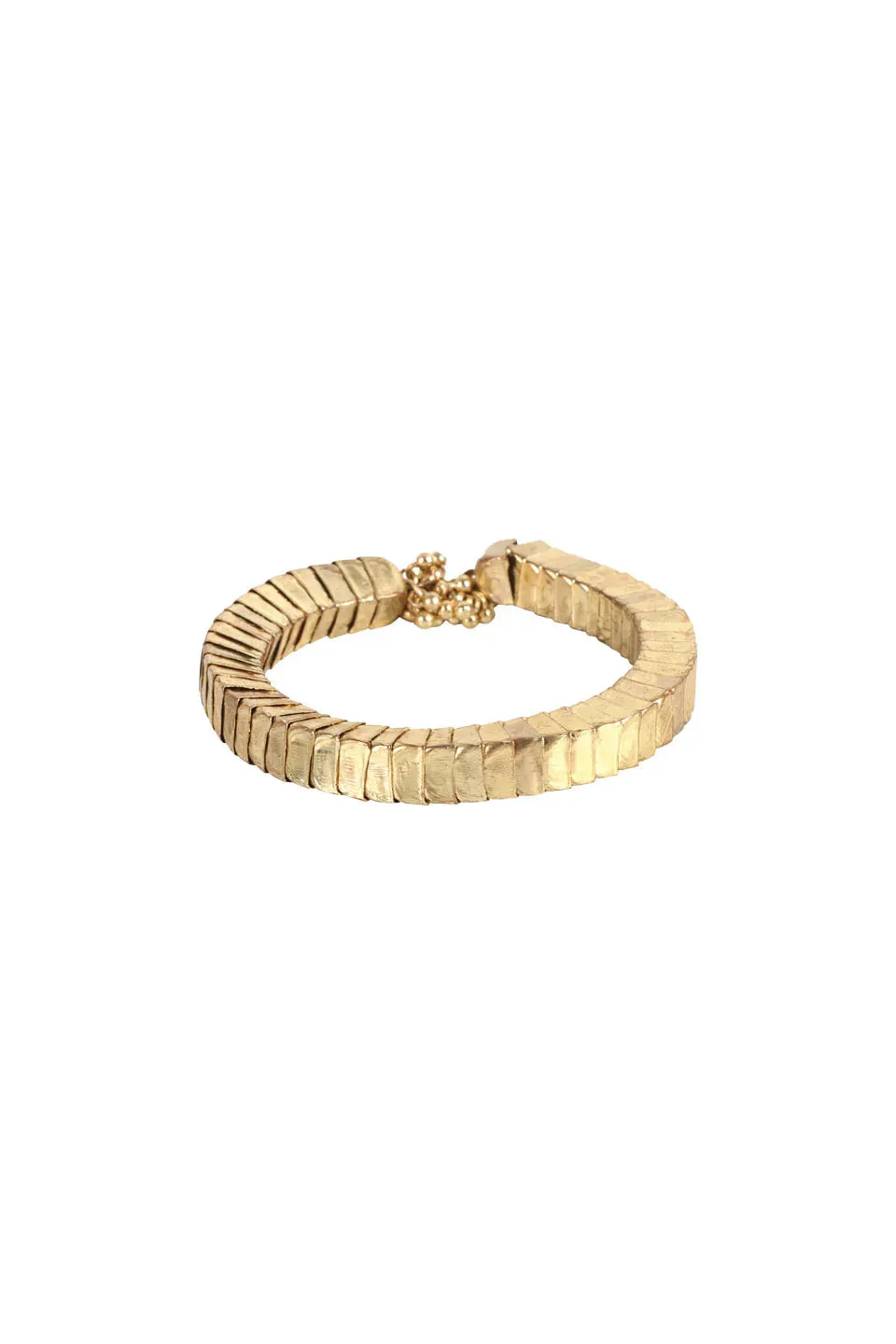 House of Tuhina Ananta Square Bangle bracciale oro