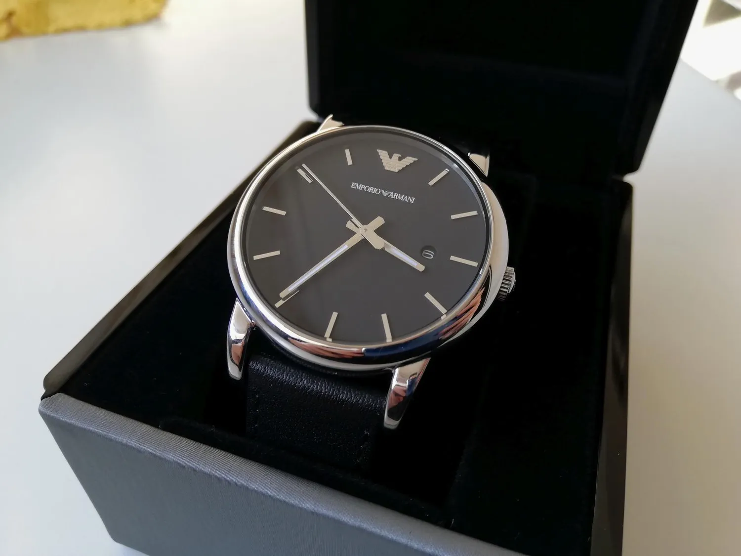 Emporio Armani Orologio Uomo Nero Grigio 41 mm Data