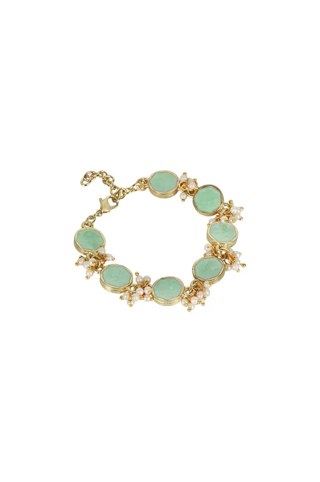 House of Tuhina Lariya bracciale smaltato rotondo