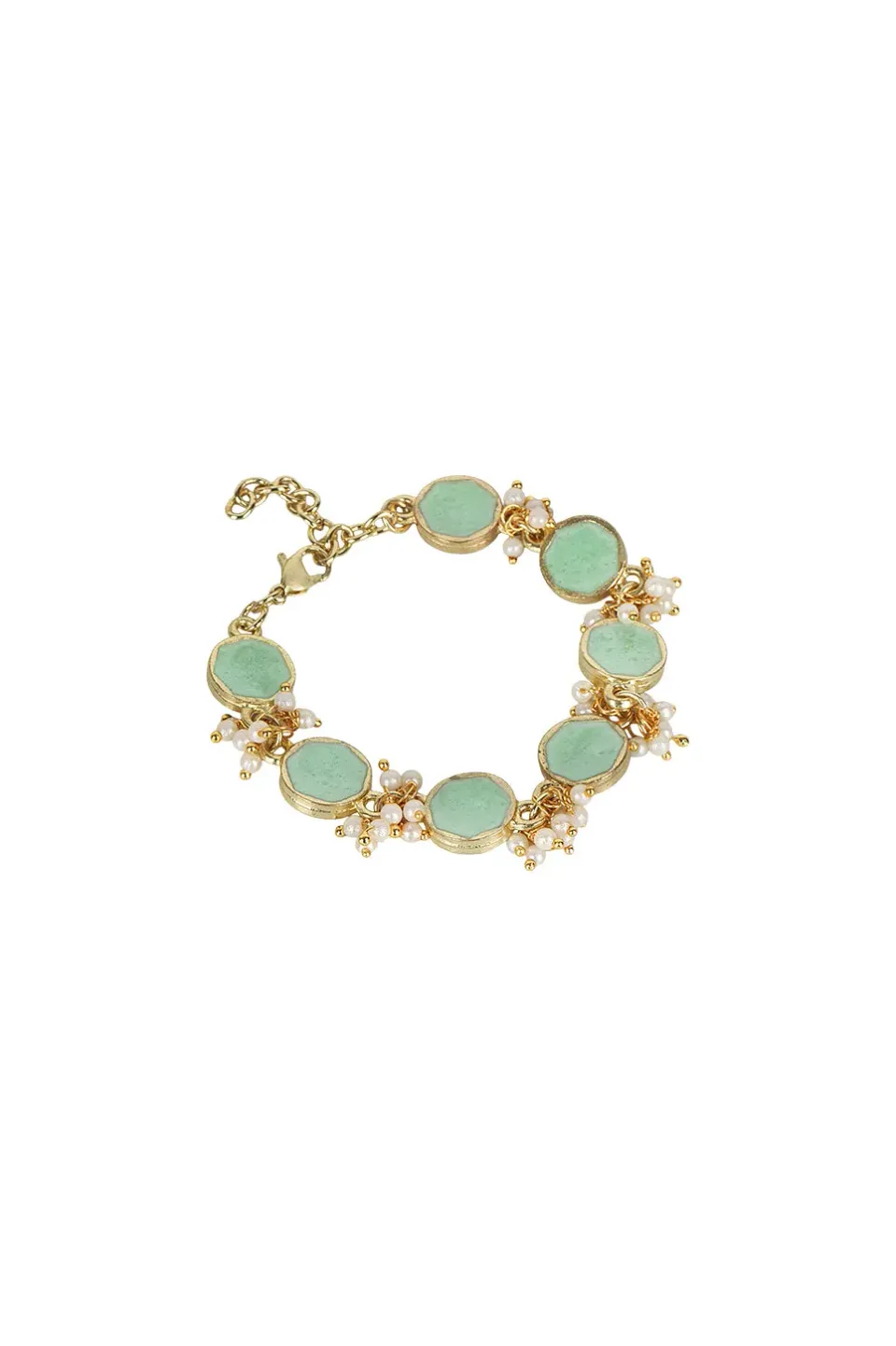 House of Tuhina Lariya bracciale smaltato rotondo