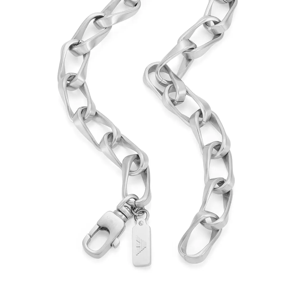 Emporio Armani EGS3301040 Collana Uomo Argento Catena