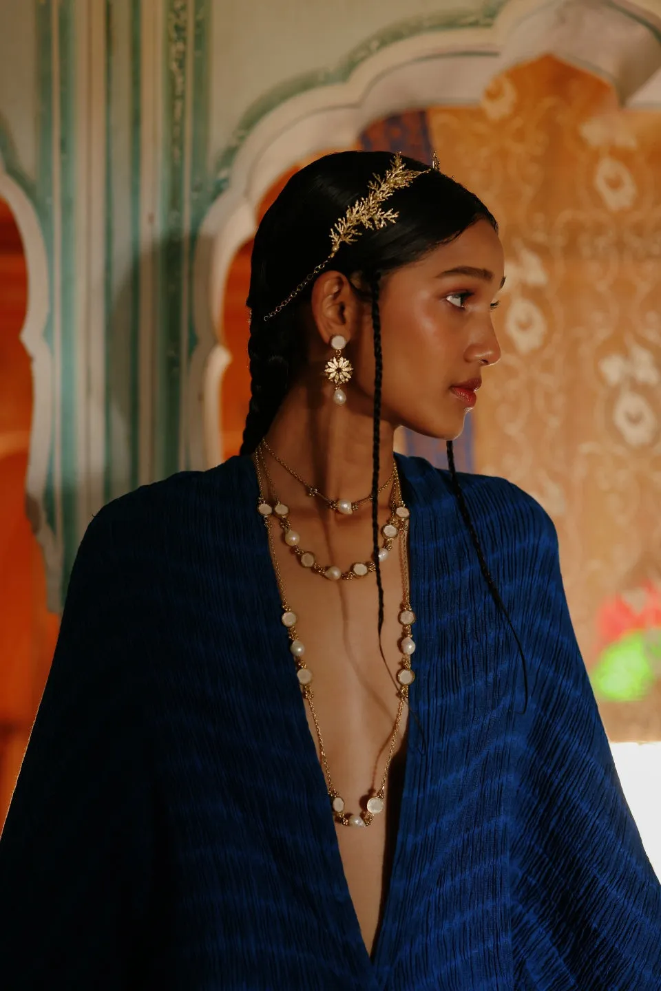 House of Tuhina Farha collana oro heritage da donna