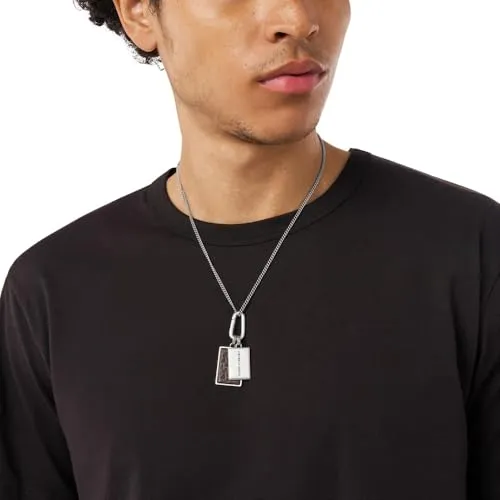 Emporio Armani collana uomo acciaio aquila