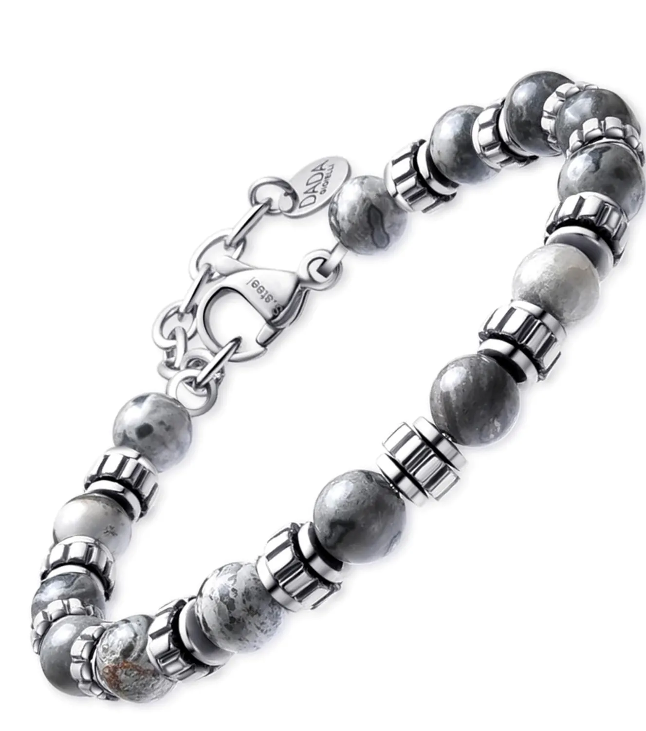 Dada Gioielli bracciale uomo agata nera 6mm pietra