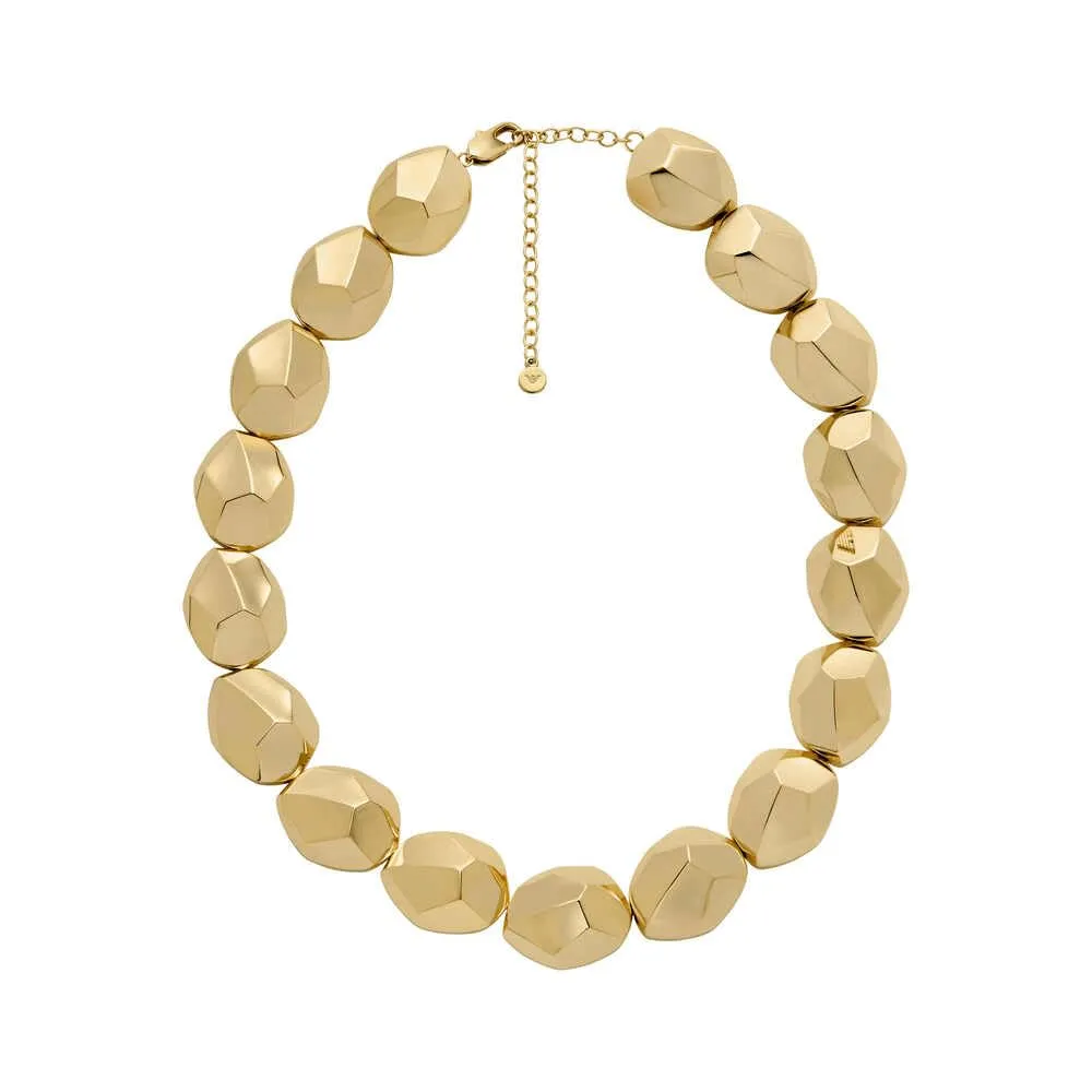 Emporio Armani Jewels Collana Ottone Oro Rosa Donna Moschettone