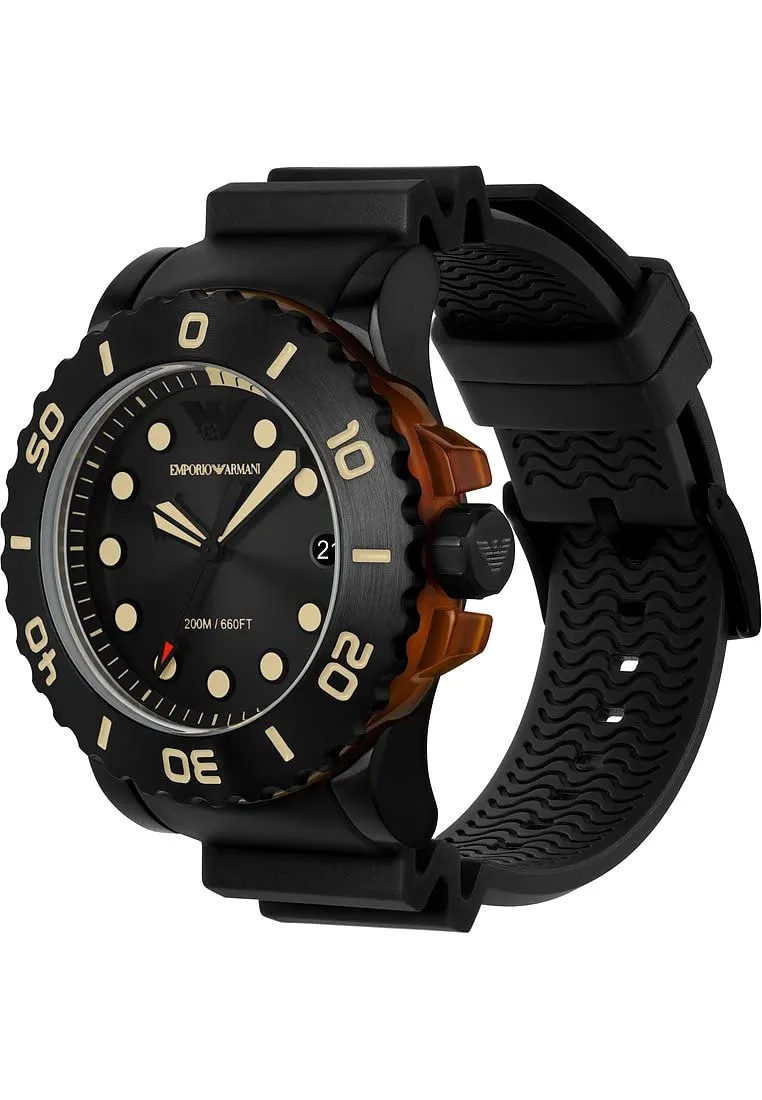 Emporio Armani Orologio Uomo Nero Movimento Quarzo