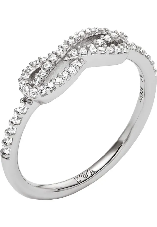 Emporio Armani EG3599040 Anello Donna Argento 925 Misura 5.5