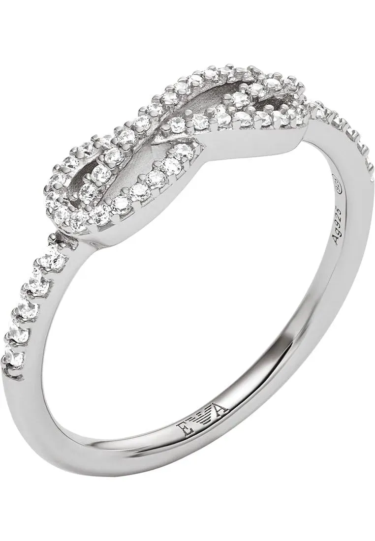 Emporio Armani EG3599040 Anello Donna Argento 925 Misura 5.5