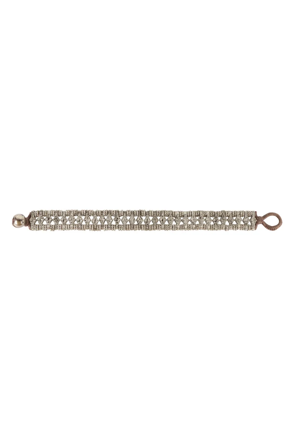 House of Tuhina Meera Silver bracciale argento boho