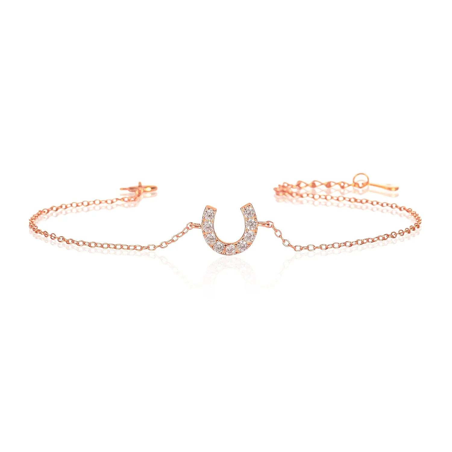 Diamond Treats bracciale ferro di cavallo argento 925 donna