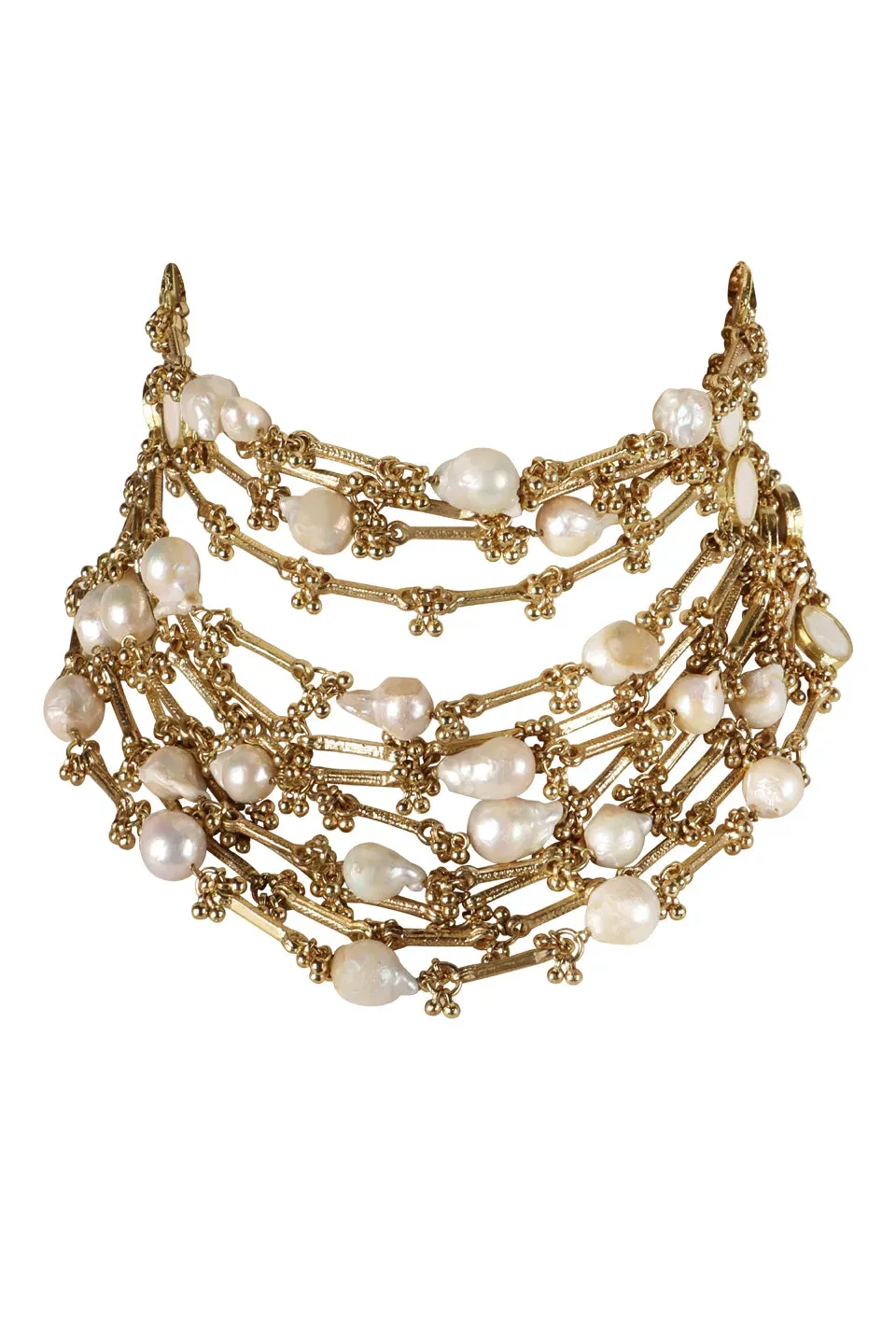 House of Tuhina Baisa Gold Fareedan collana oro heritage