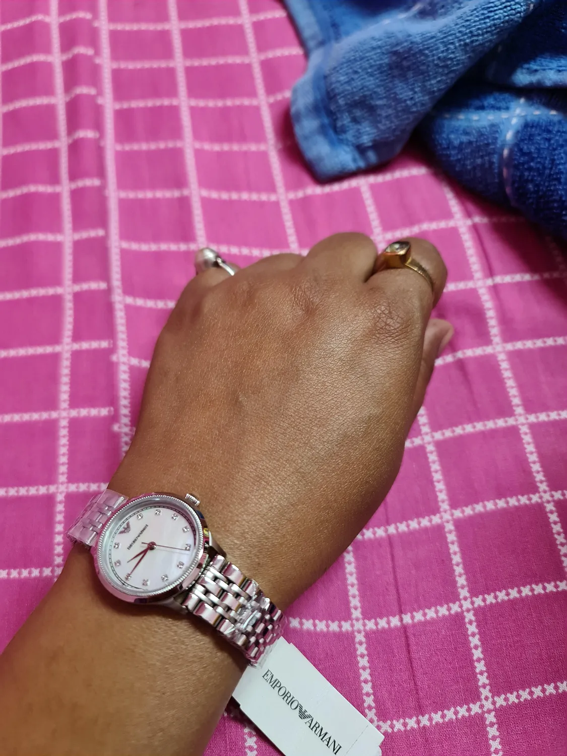 Emporio Armani AR1803 Orologio Donna Acciaio Grigio Argento