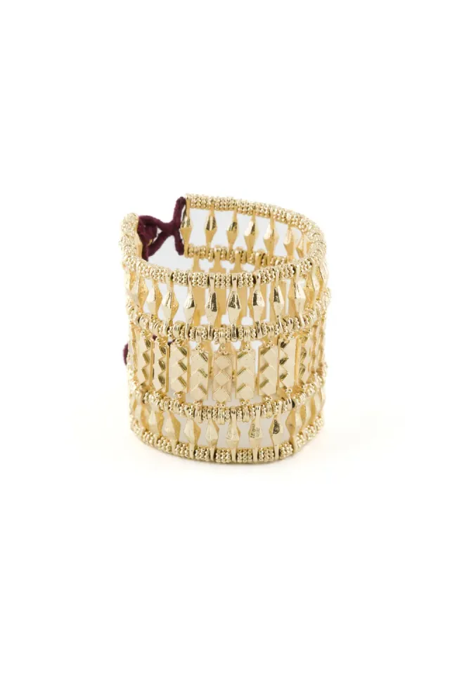 House of Tuhina Chocolate Elaichi bracciale intrecciato classico