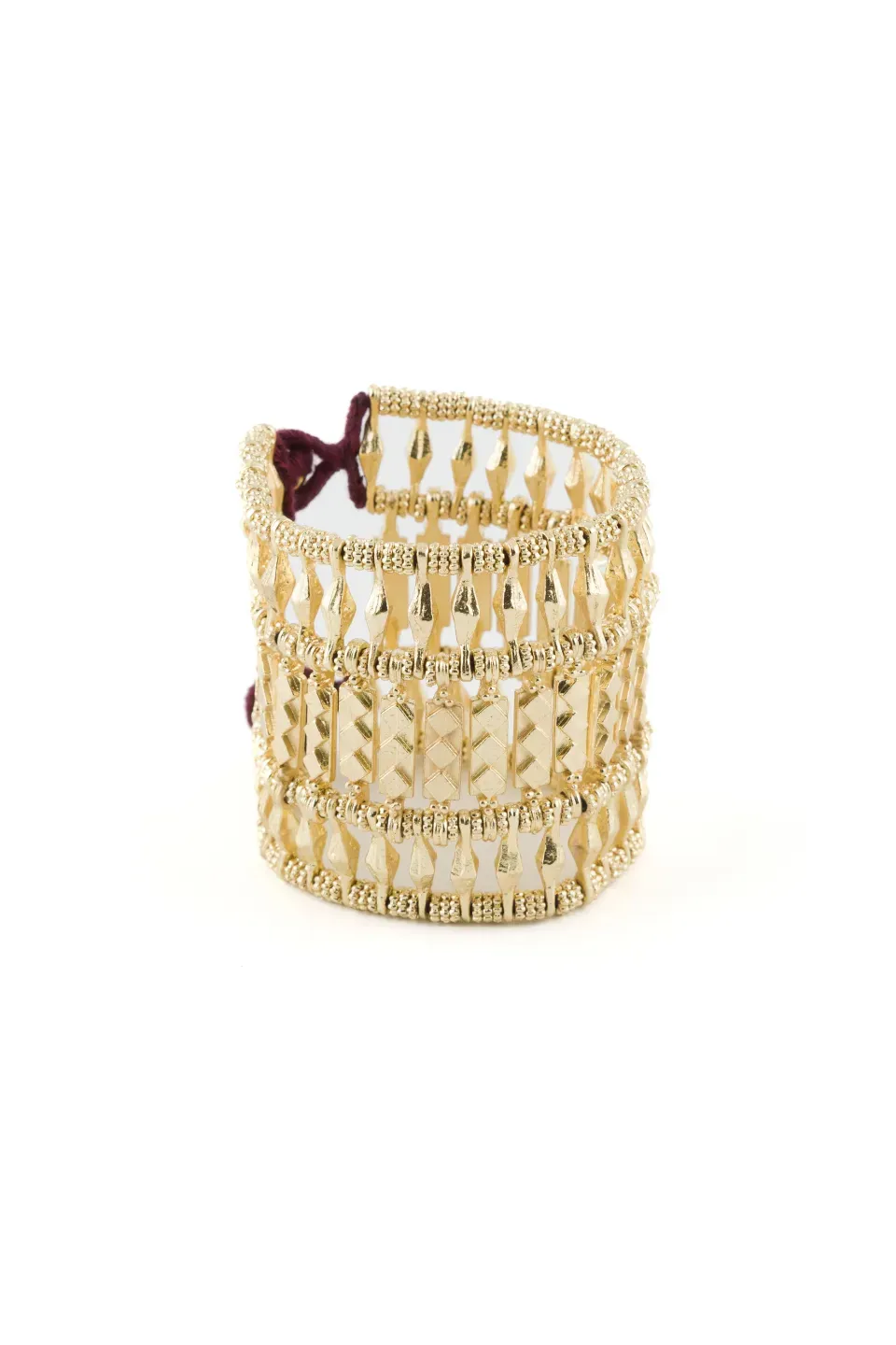 House of Tuhina Chocolate Elaichi bracciale intrecciato classico