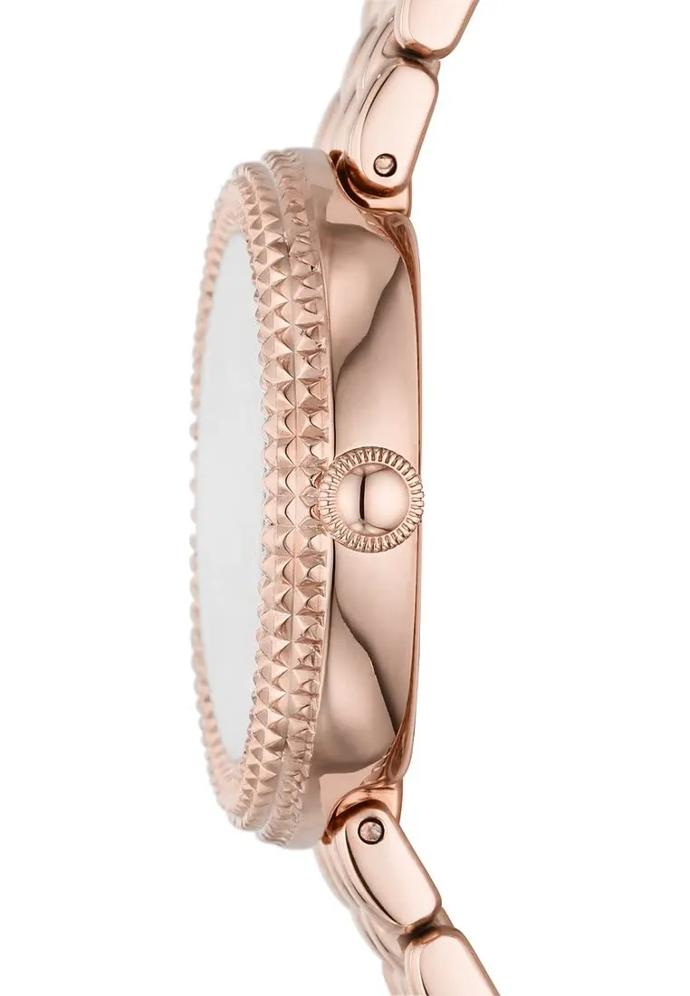 Emporio Armani orologio donna oro rosa grigio scuro quarzo