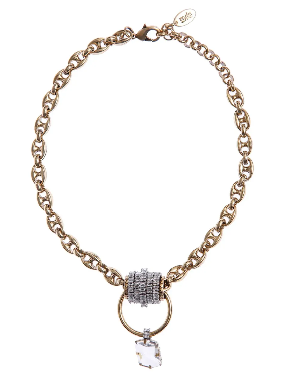 Rada Cilindro Gioiello collana oro antico cristallo