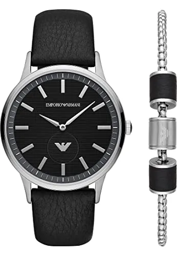 Emporio Armani AR80039 orologio uomo 43mm cinturino pelle