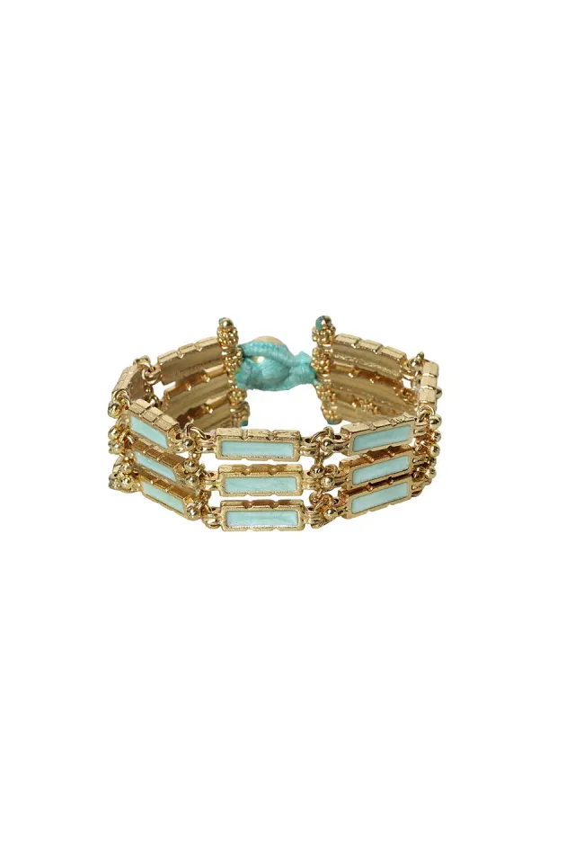 House of Tuhina Ridhima bracciale smaltato Moon Gold