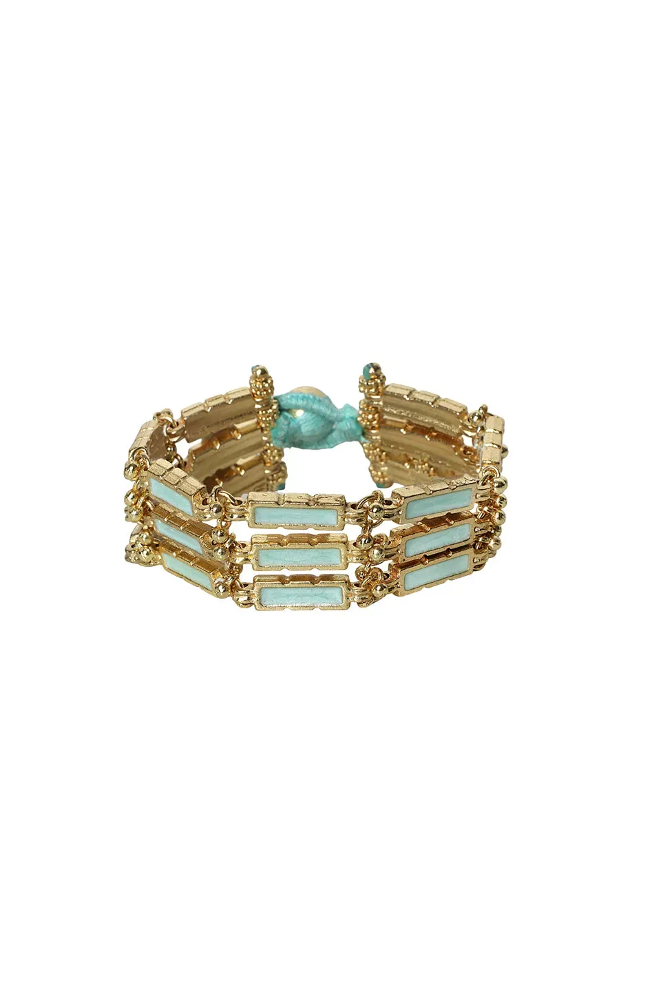 House of Tuhina Ridhima bracciale smaltato Moon Gold