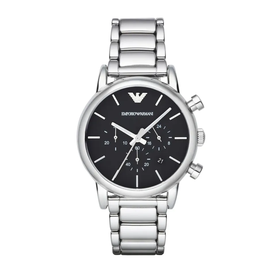 Emporio Armani AR1853 Orologio Uomo Cronografo Acciaio 41 mm