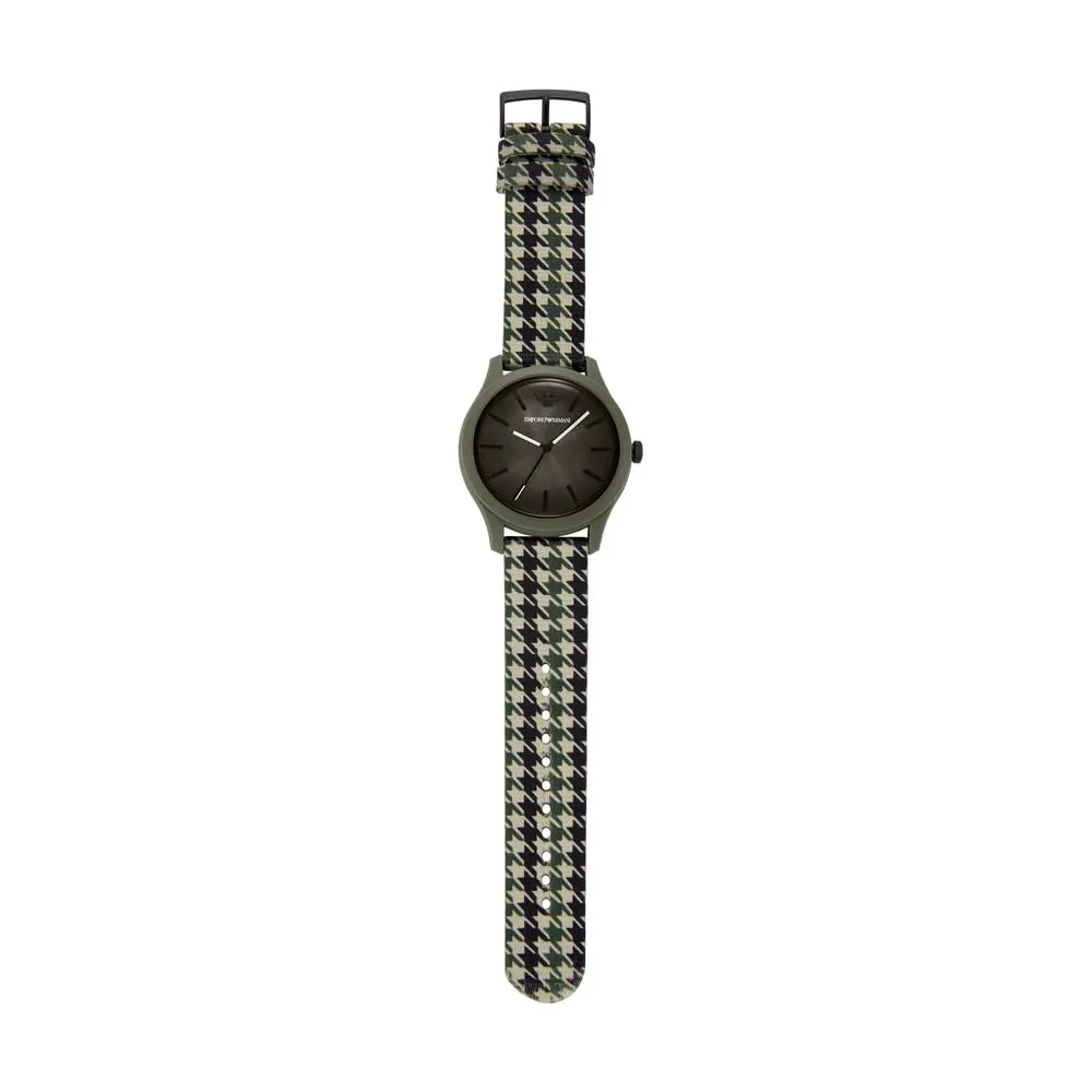 Emporio Armani AR11694 orologio uomo 45 mm plastica mare verde