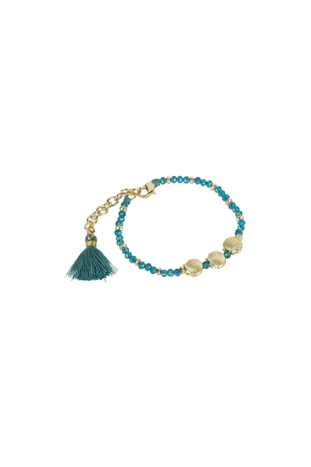 House of Tuhina Ridhima bracciale dorato sole fatto a mano