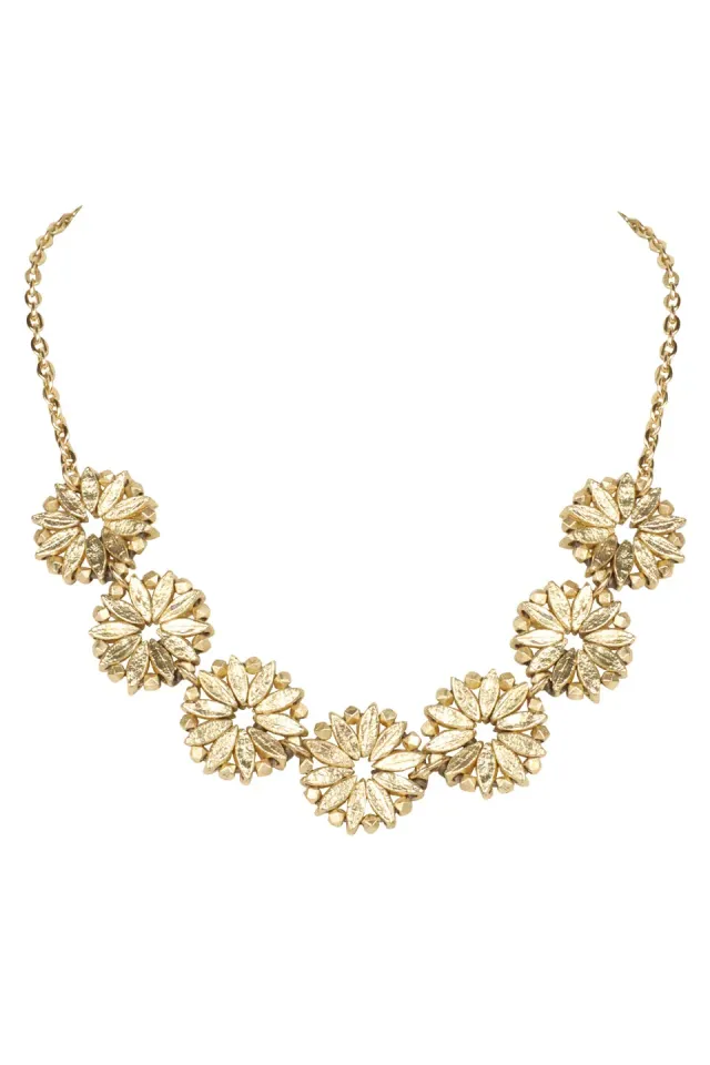 House of Tuhina Baisa Gold Ijya collana oro regalo