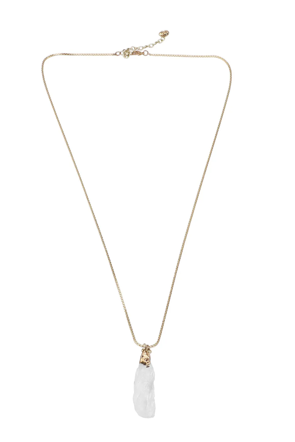 House of Tuhina Rock Pendant collana lunga pietra