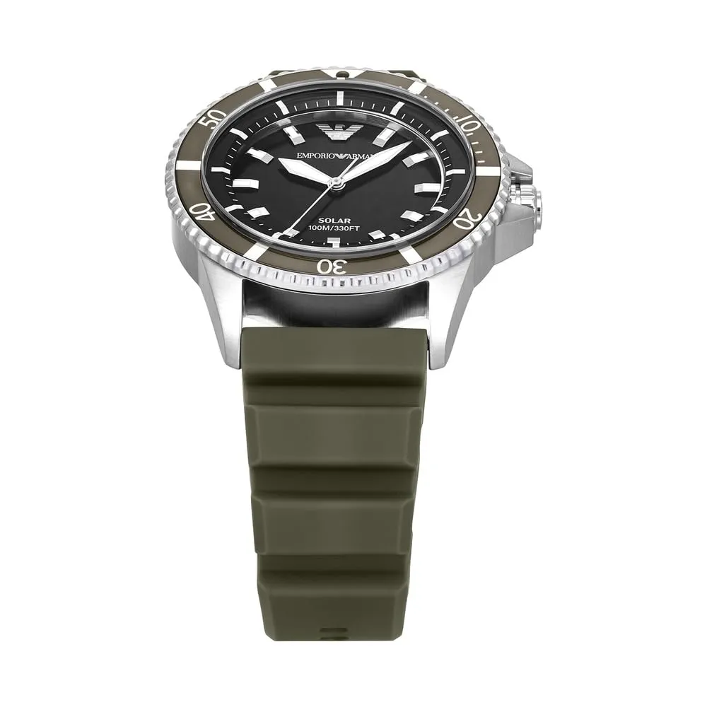 Emporio Armani AR11699 orologio solare silicone 42mm