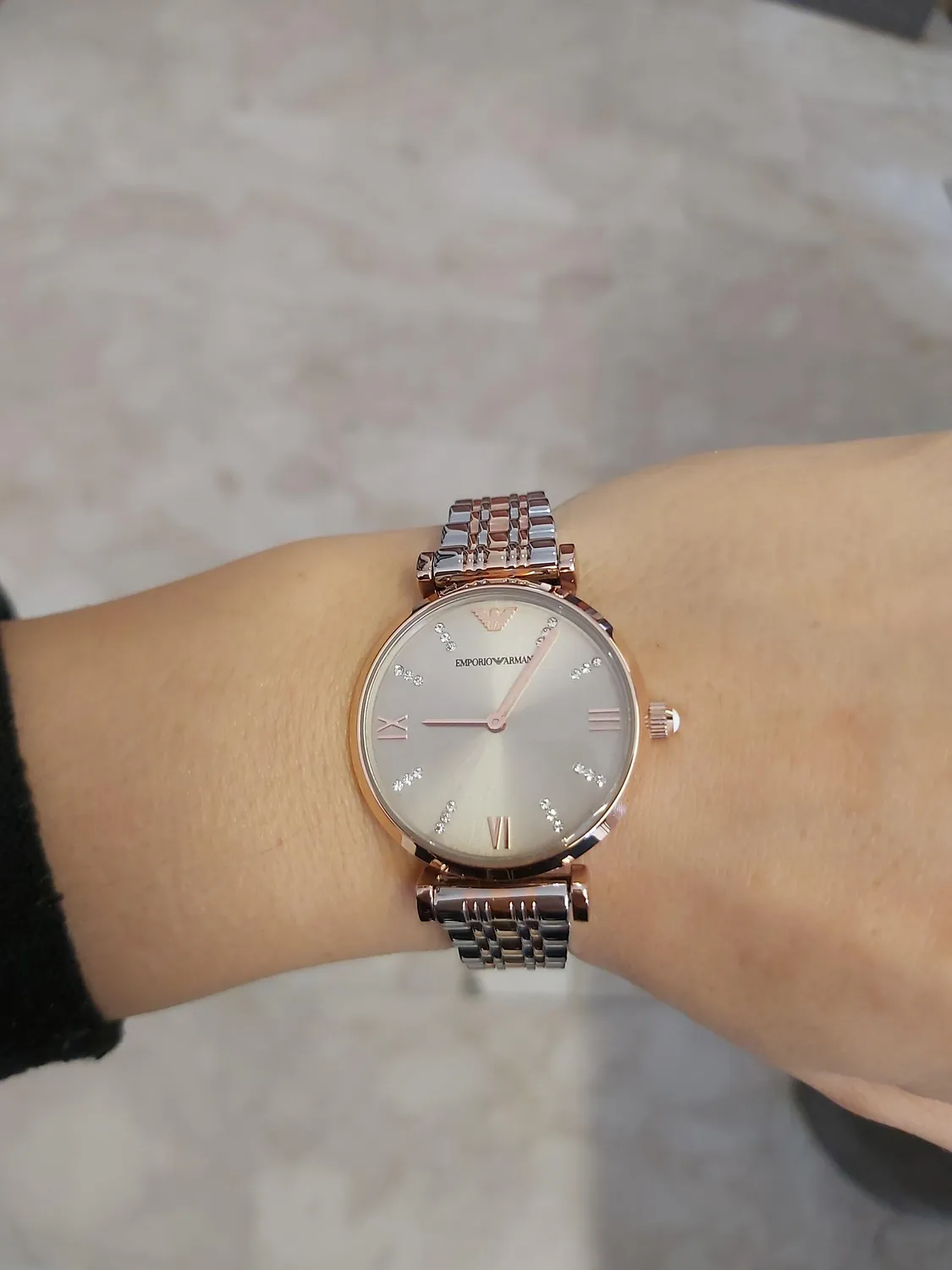 Emporio Armani AR1840 Orologio Donna Oro Rosa 31 mm Acciaio