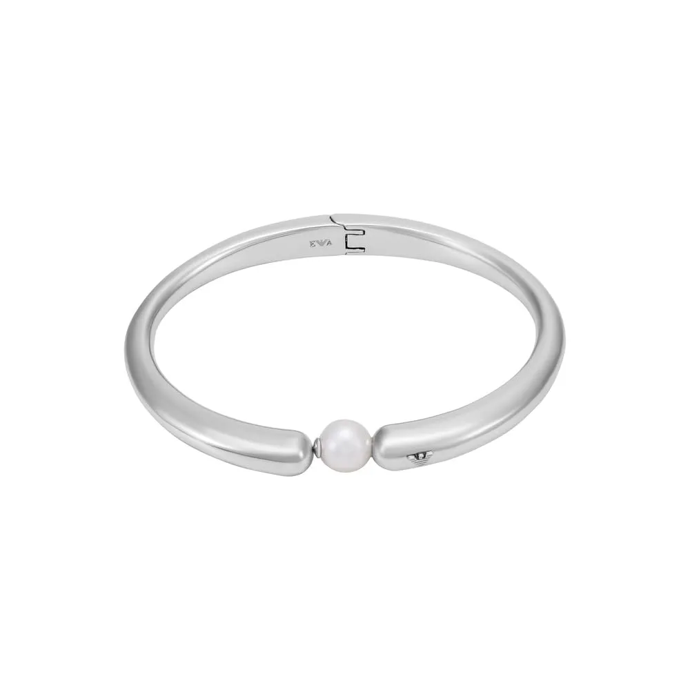 Emporio Armani Open Bangle Bracciale Ottone Oro Zafferano