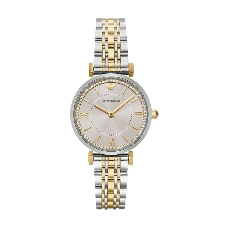 Emporio Armani AR11702 Orologio Donna Acciaio Champagne 32 mm