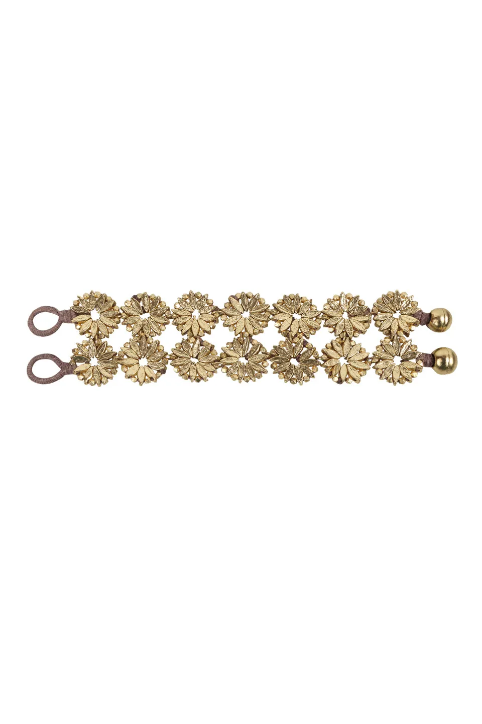 House of Tuhina Ijya Double bracciale Baisa Gold
