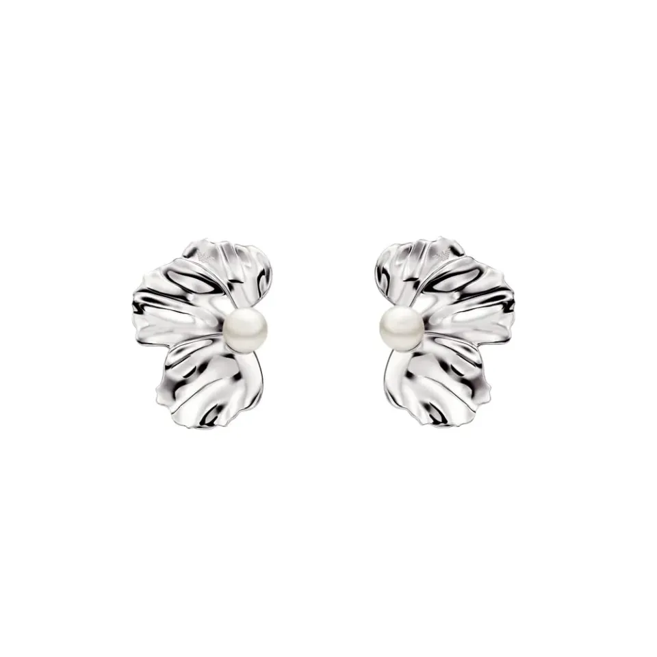Emporio Armani EGS3346040 Orecchini Donna Argento Perla