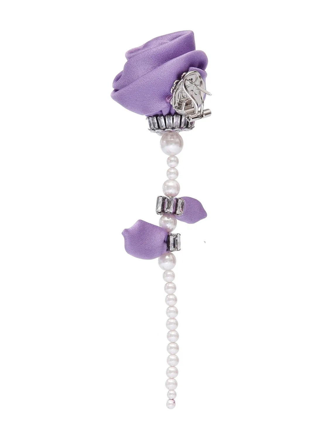 Rada Orecchini boccioli di rose rosa con perle