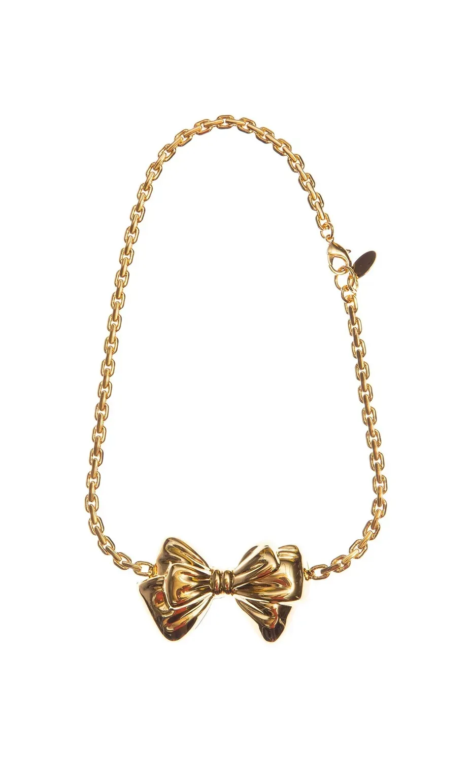 Rada Collana di catena con fiocco oro metallo