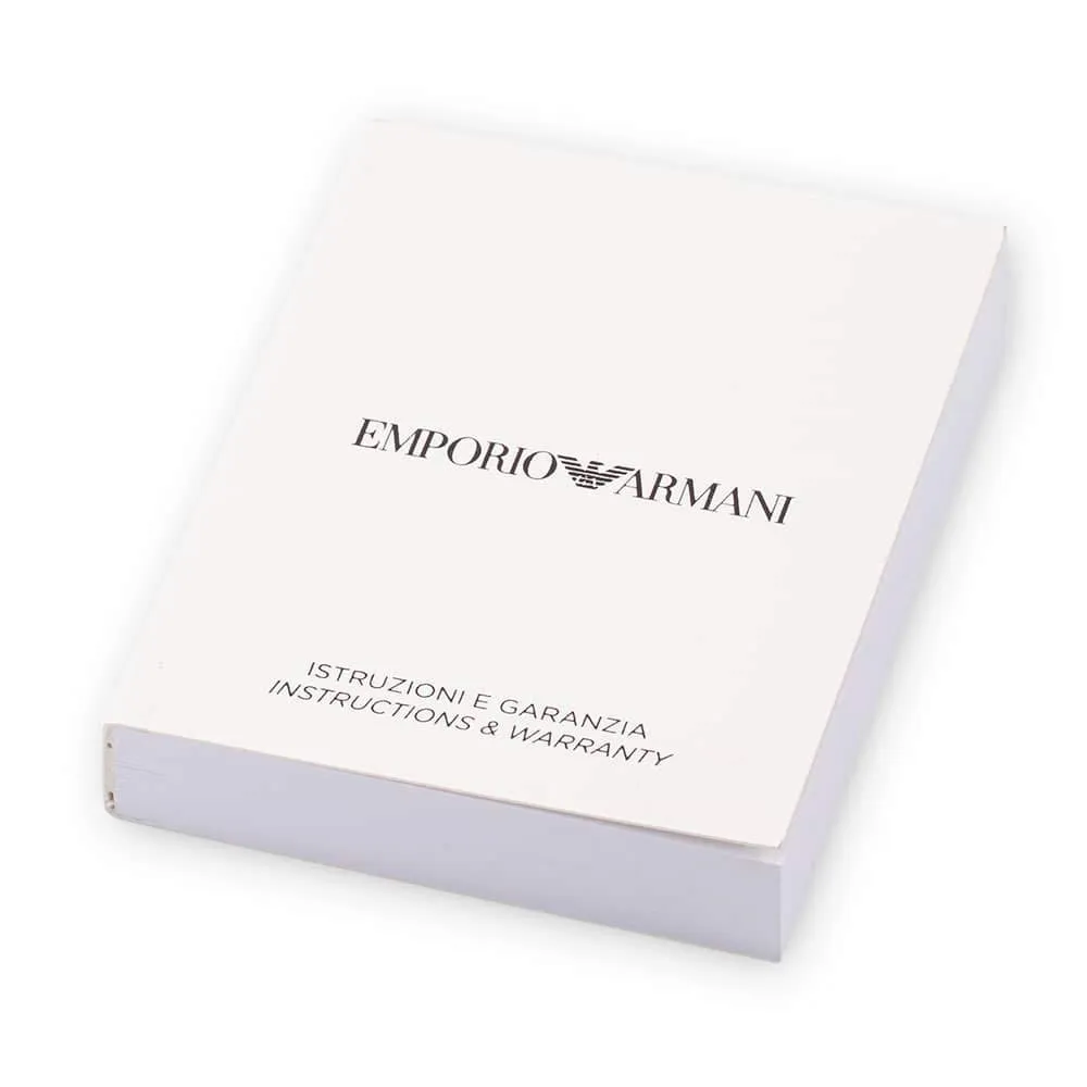 Emporio Armani orologio uomo carbone e nero