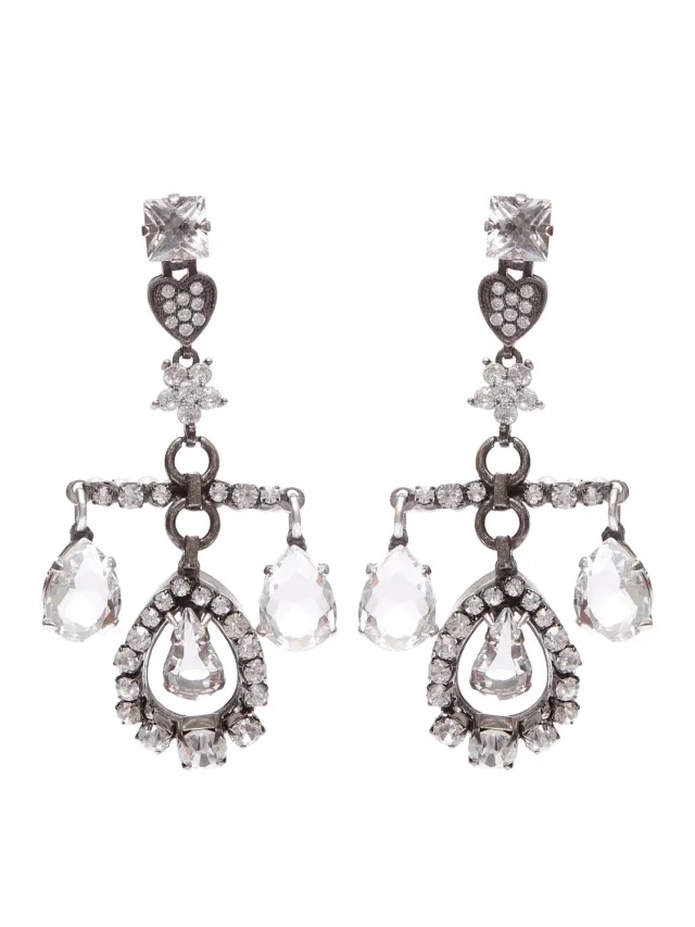 Rada Chandelier Orecchini Cristallo con Gocce Pendenti