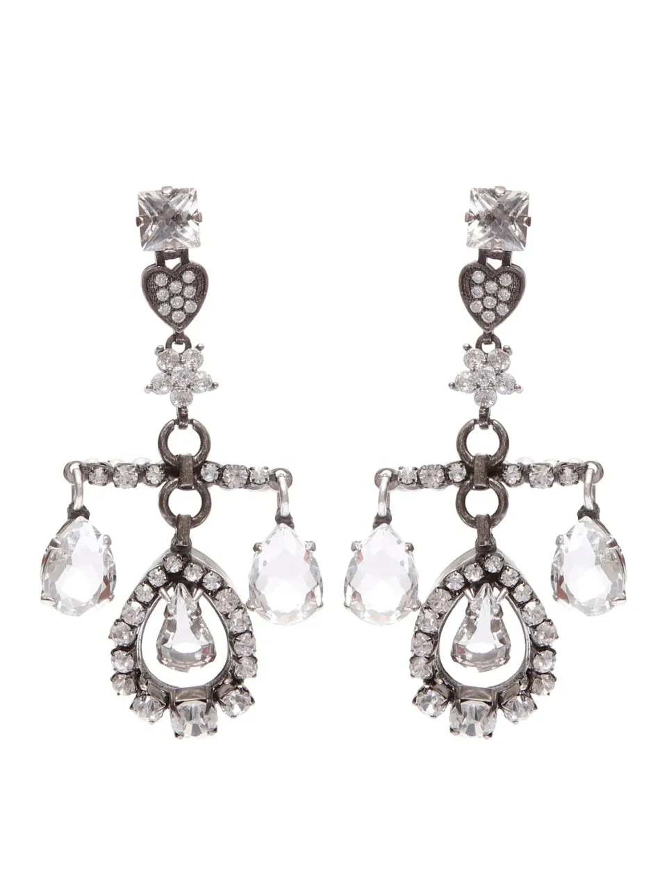 Rada Chandelier Orecchini Cristallo con Gocce Pendenti
