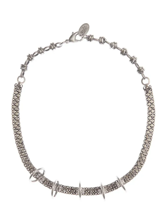 Rada Anelle choker oro antico con baguette