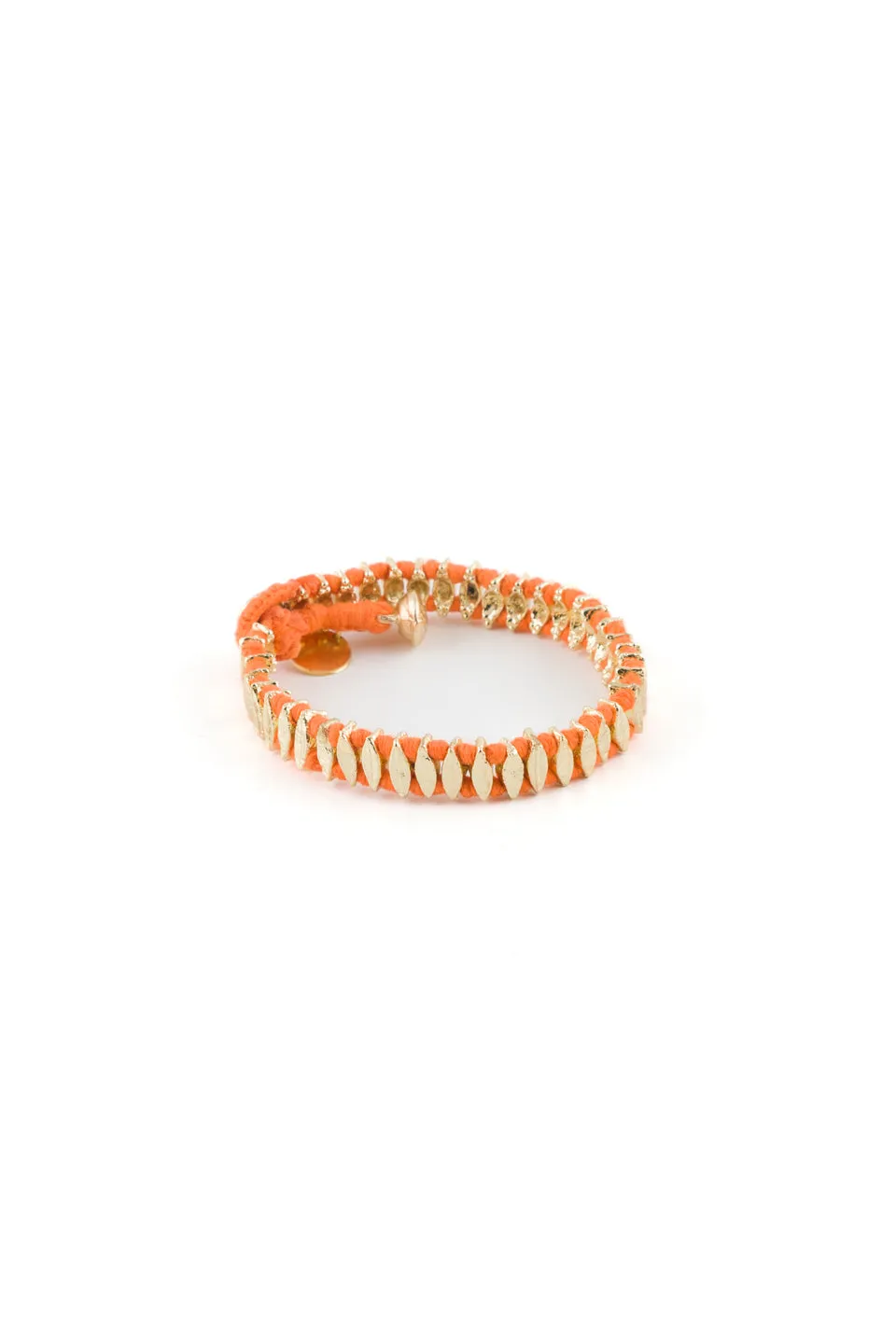 House of Tuhina Nabila Leaf Stone bracciale blu