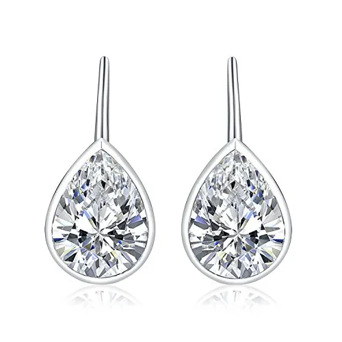 Diamond Treats Orecchini Argento 925 Goccia Pera Zirconi