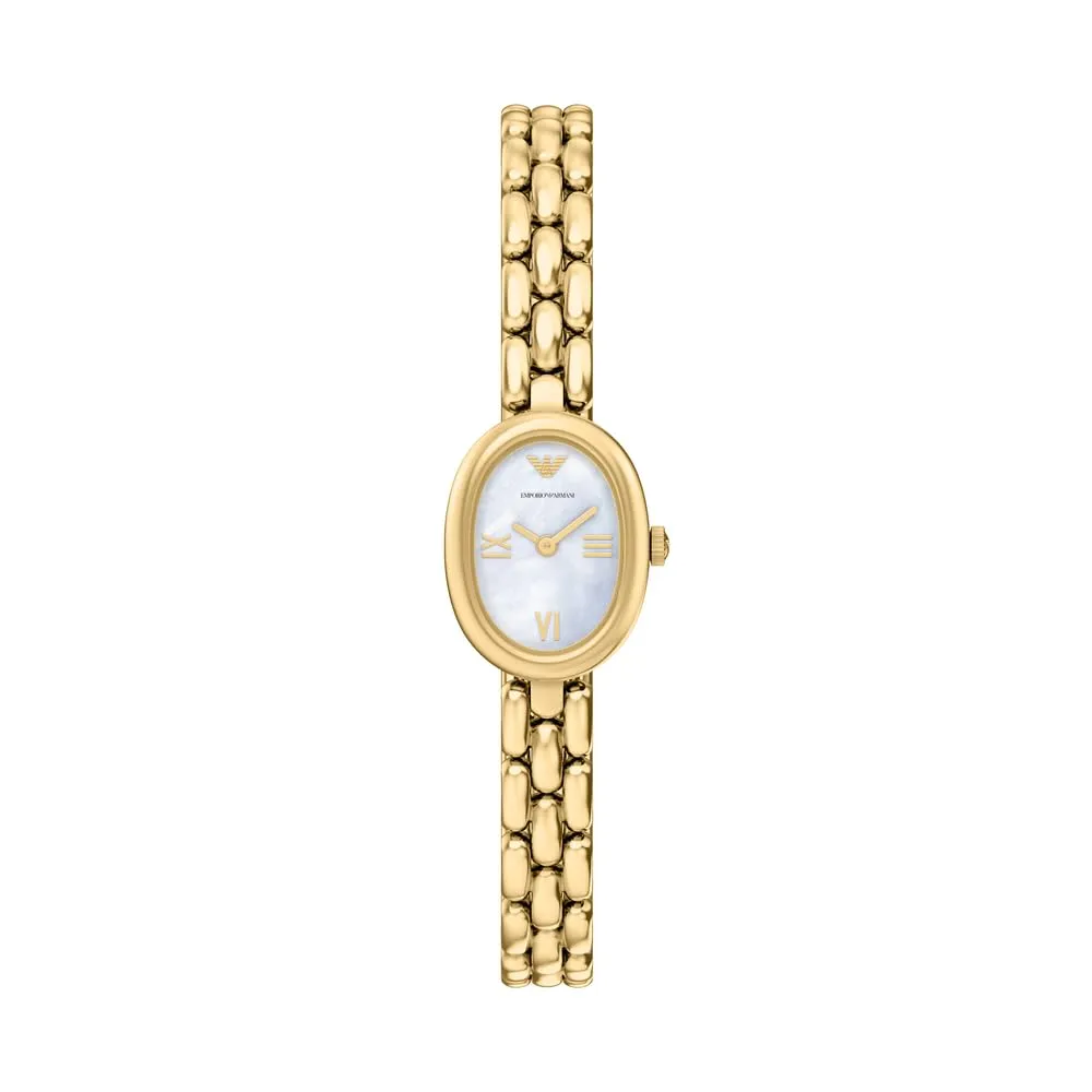 Emporio Armani orologio donna 24 mm acciaio tono argento